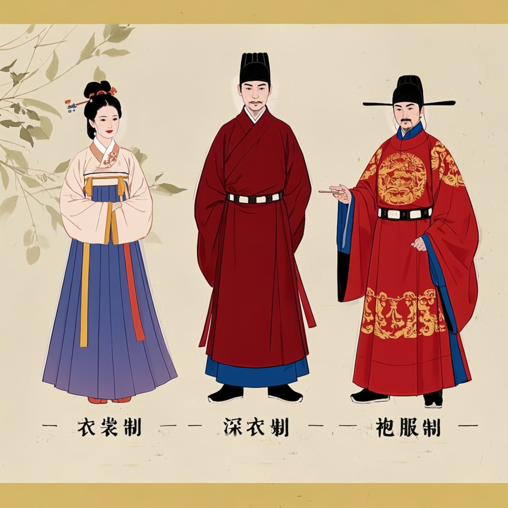 Hanfu Styles，Types of Hanfu,