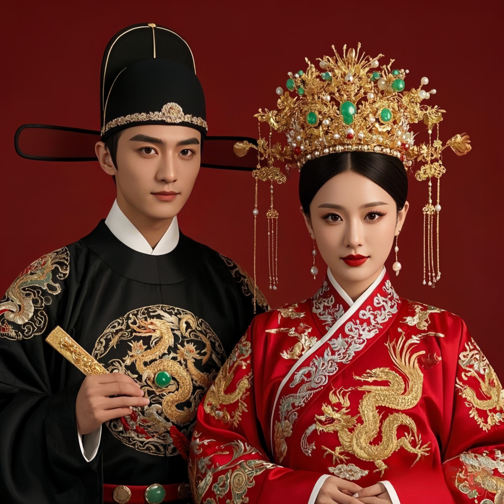 Ming Hanfu wedding traditions