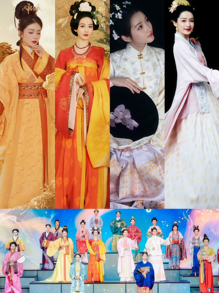 Hanfu fashion,CCTV Spring Festival Gala, Hanfu dynasties
