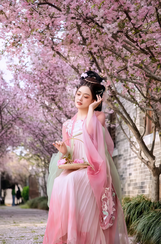 Hanfu trend,Shandong ancient sites, wearing Hanfu,