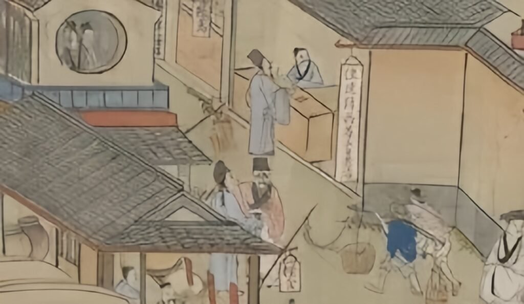 Hanfu with glasses