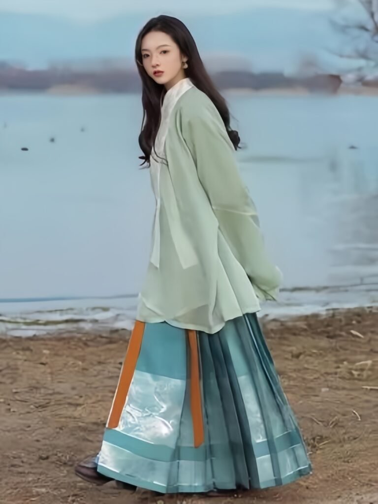 Hanfu with glasses