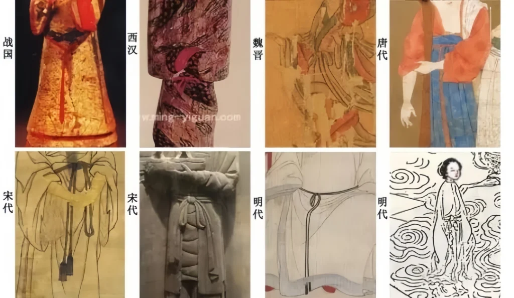 Hanfu belt evolution