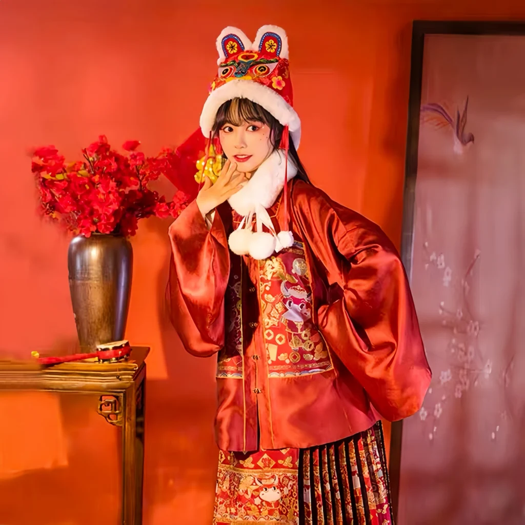 red hanfu