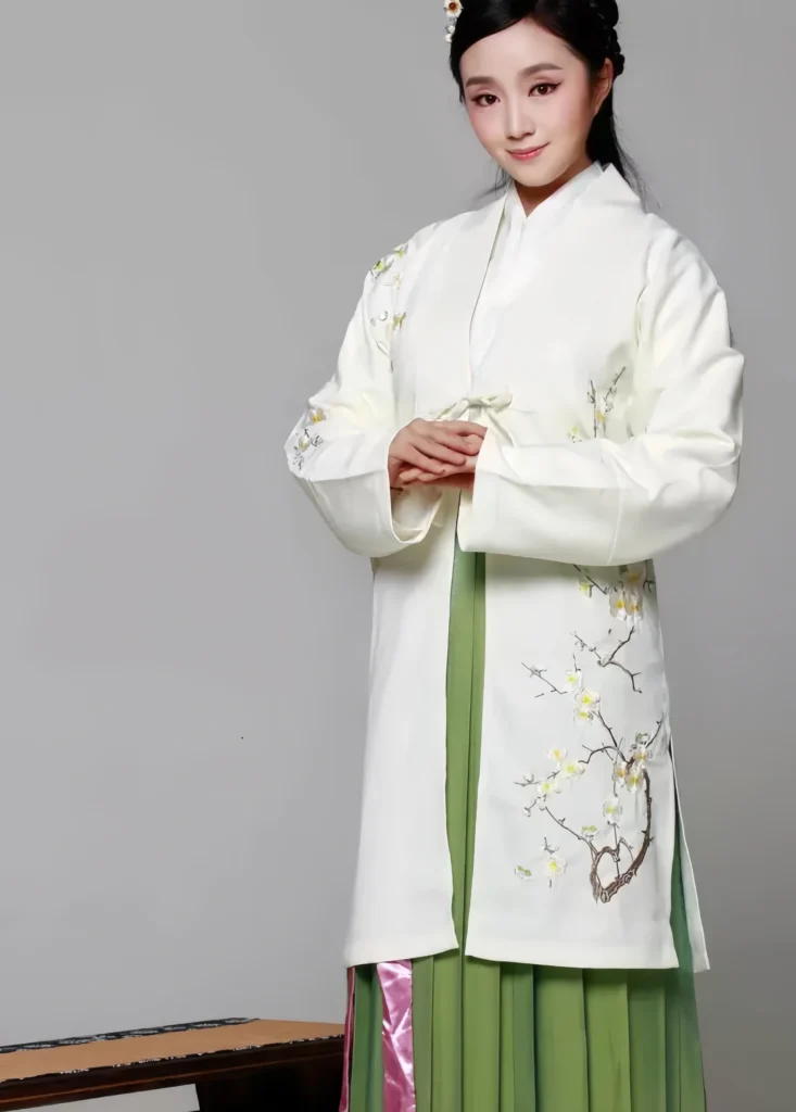 Ming Hanfu features
Hanfu buttons
Mamian skirt
Ming class clothing rules
Ming makeup