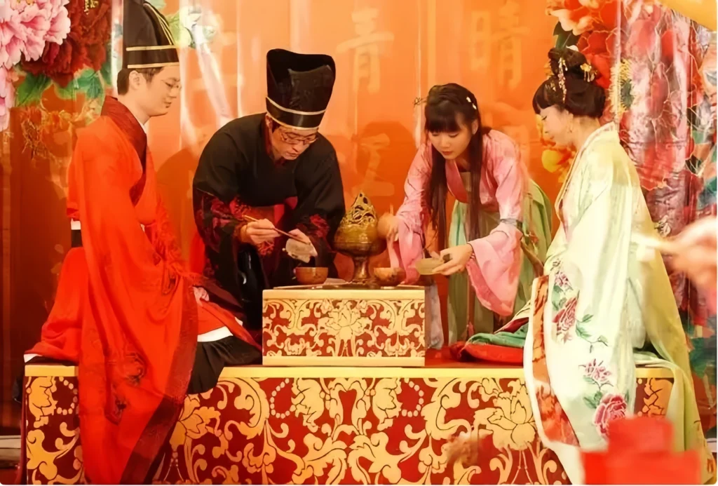 Tang wedding
Tang wedding steps
Tang red wedding dress
Hanfu wedding
Tang wedding rituals