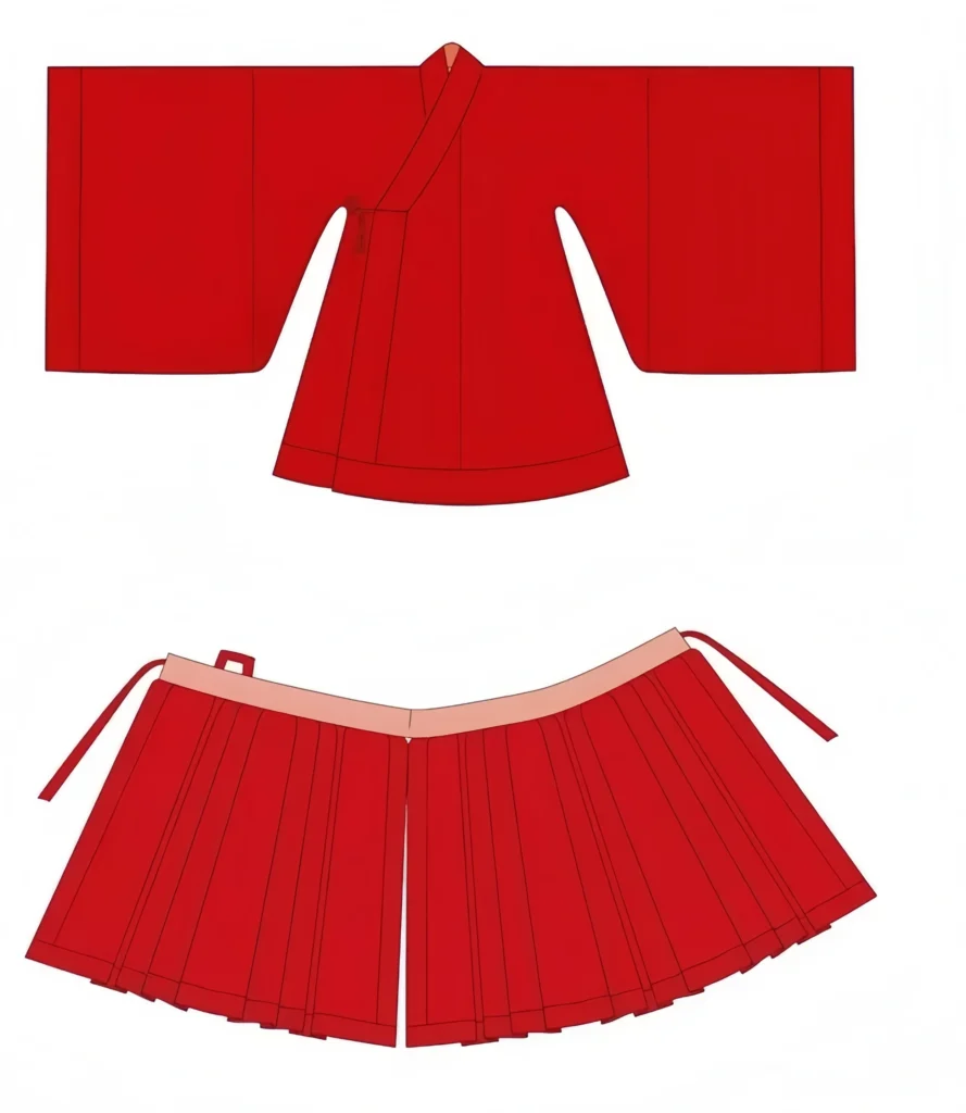 Red Robe Ming Ming Emperor Pibian Attire: Crimson Robe, Crown & Ming Hanfu