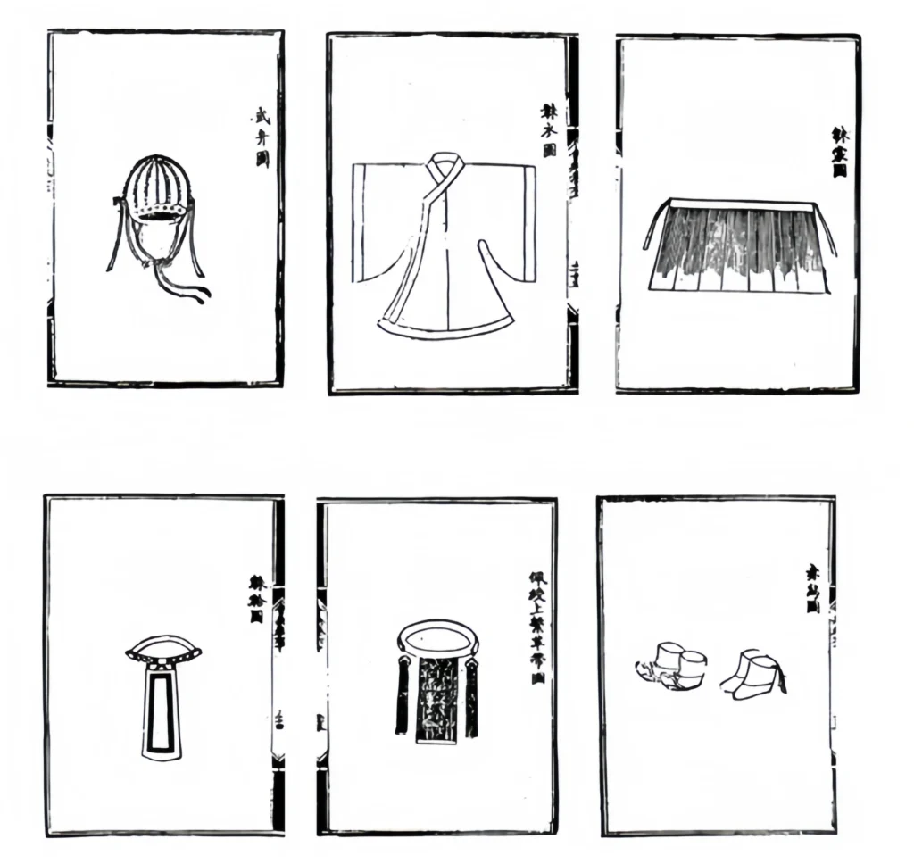 Ming emperor informal attire
Ming emperor crown
Ming court dress
Ming casual robe
Ming Xuanduan robe